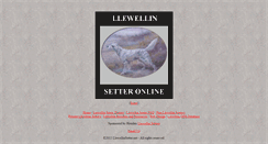 Desktop Screenshot of llewellinsetter.net